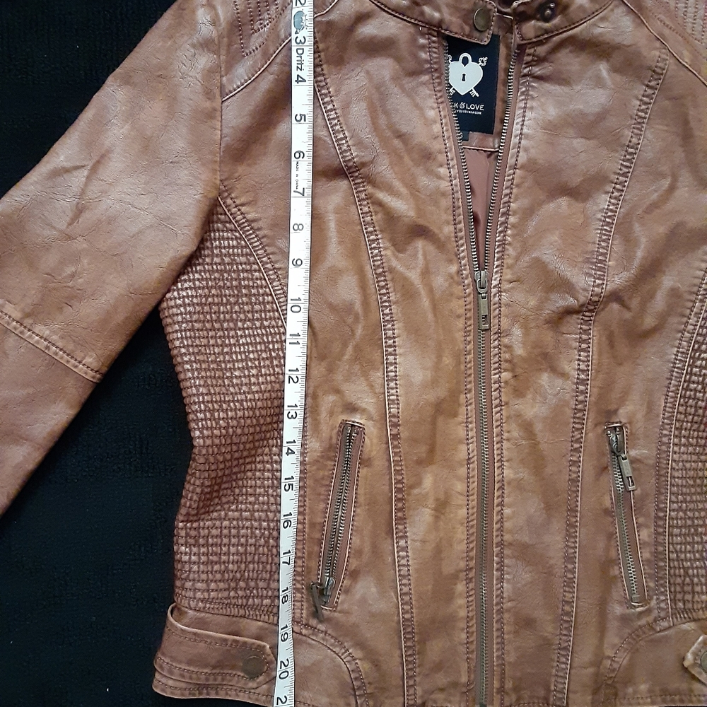 Faux Leather Jacket - Picture 8 of 12